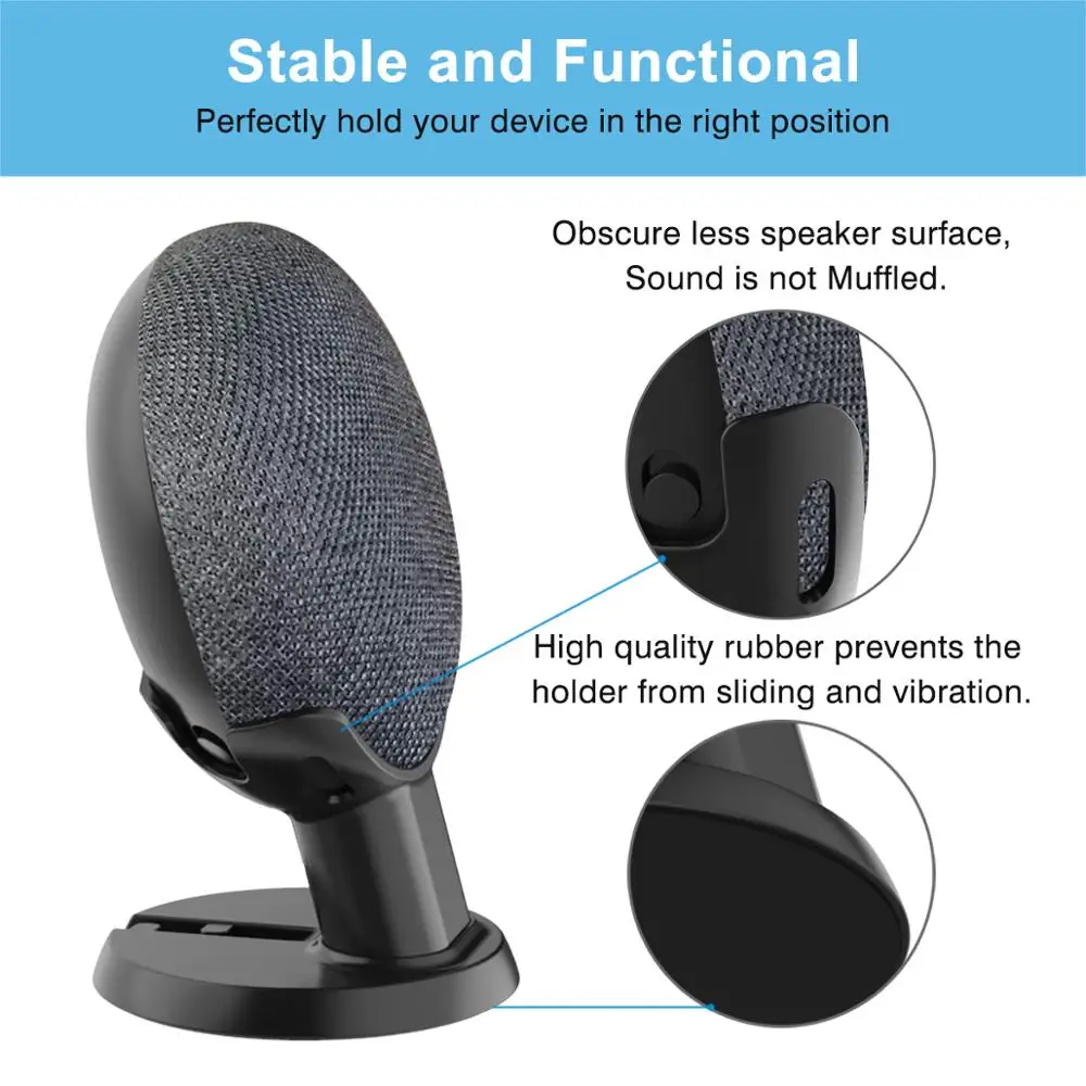  Mount Stand Holder For Google Home Mini Voice Assistant Smart Home Home Automation Google Nest MIni - 4000287734877