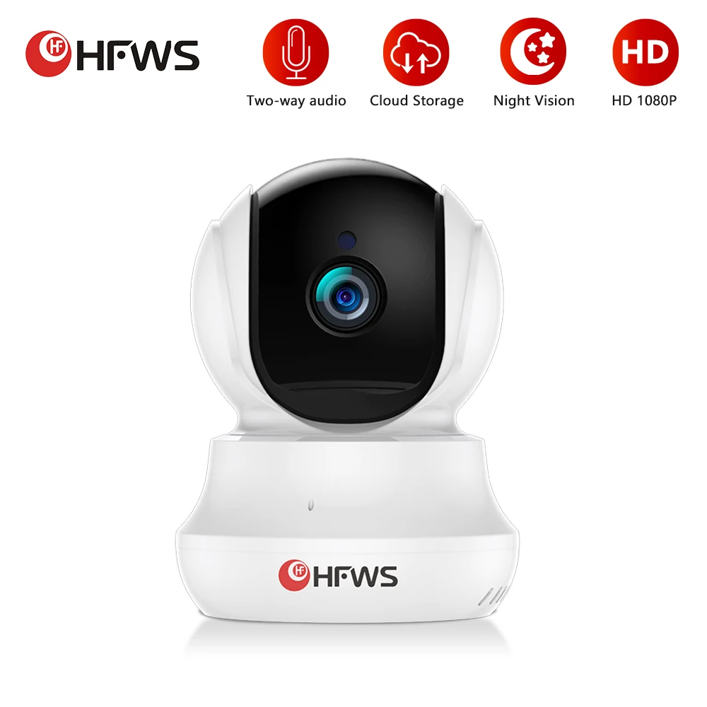 Ip-камера видеонаблюдения 1080p hd Wi-Fi двусторонняя аудиосвязь | Безопасность и