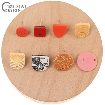 

Cordial Design 100Pcs Jewelry Accessories/Hand Made/Earrings Findings & Components/Geometry Shapes/Earrings Stud/DIY Making