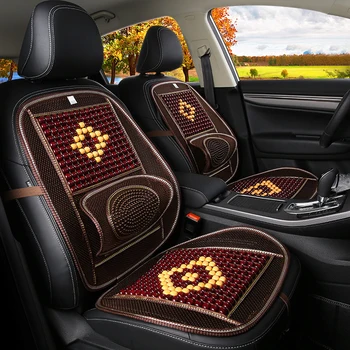 

GEEAOK 2018 new style wood bead car seat cushion Wooden beads chair art massage cushion car seat cover Car Accessories styling