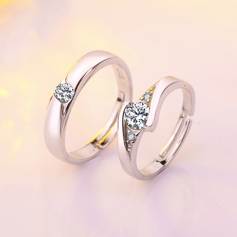 Кольцо из серебра 925 пробы с фианитами AAA|set rings|925 sterling silver ringsterling rings |