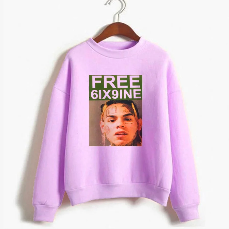5 tekasti69 6ix9ine Tekashi 69 Толстовка для женщин Harajuku свитер рэпер Stoopid хип хоп Музыка Пупс банды ловушка Crewneck пуловер - Цвет: 5