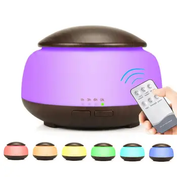 

Wood Grain 300ML Essential Oil Diffuser Humidificador Mist Maker LED Aroma Diffuser Aromatherapy Night Lamp Home Office Gift