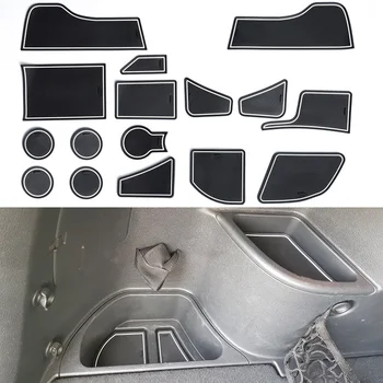 

Non Slip Door slot cup mat storage rubber interior mats for Lada Vestu sedan universal SW Cross