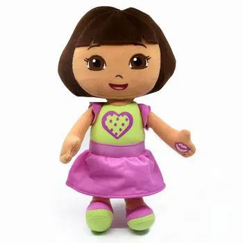 

1pcs/set 28cm High Quality love cute dora Dolls Pressing speaking Soft Plush toy Best Birthday Gift For kids Baby Children