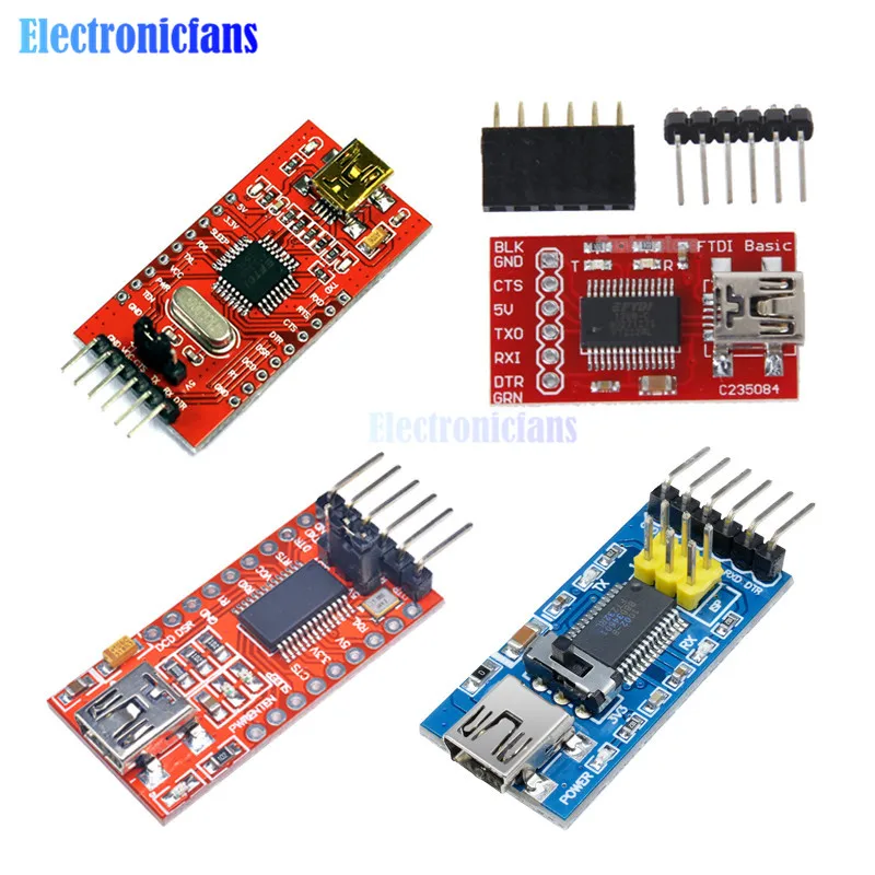 Diymore FT232RL FT232 FTDI USB 3,3 V 5,5 V to ttl модуль последовательного адаптера Mini USB порт для arduino pro mini USB TO 232 USB to ttl