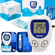 Glucometer Blood Tester Meter Glucowise Test Strips Set for Diabetes Blood Type Testing Kit Glucose Monitor Measurement
