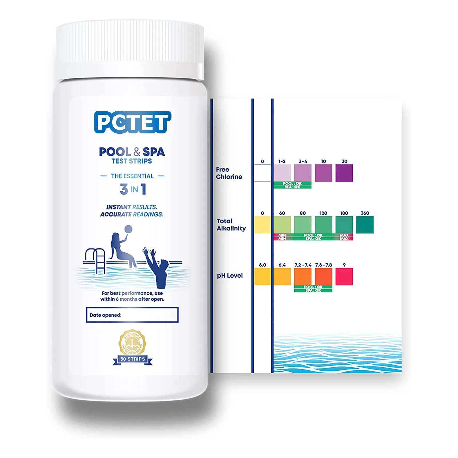 Clear Balance Pool Maintenance Tablets Small Pool Chlorinating