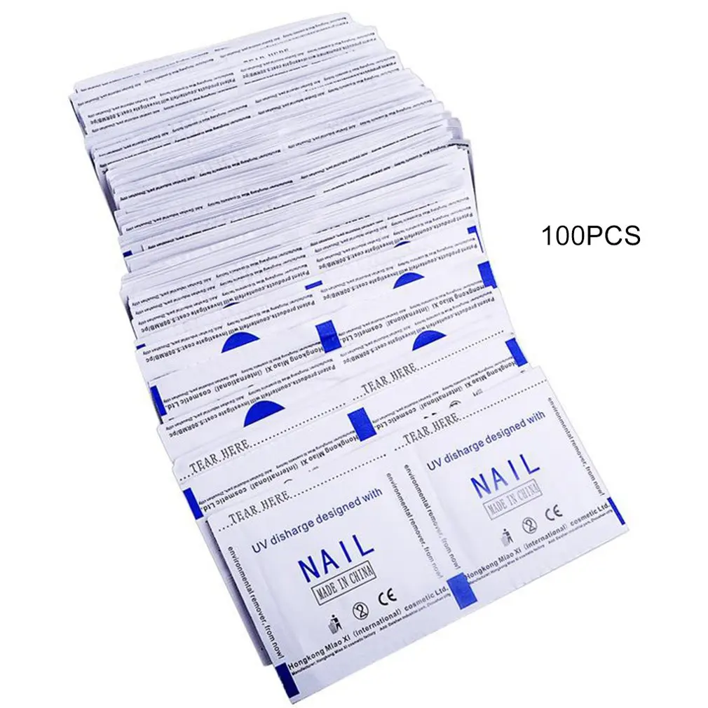 

Nail Polish Remover Easy And Quickly To Remove Disposable Hygienic And Aesthetic Perfect For At-Home 100 Pcs/Bag
