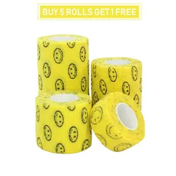 10pc Sports Self Adhesive Bandage Vet Wraps Tape Finger Joints Medical First Aid Kit Pet Elastic Bandage
