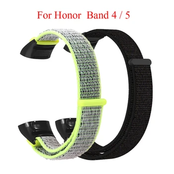 

Sport strap for Huawei Honor Band 4 5 smart watch accessories bracelet nylon watchband for Huawei Honor Band 5 4 wrist band loop