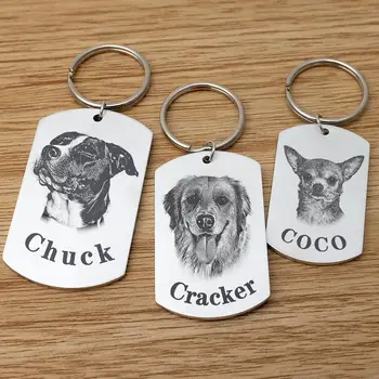 

Dog Photo Tag,Personalized Dog Tag,Dog ID Tag,Custom Pet Tag,Pet Photo Tag Collar
