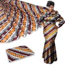 Горячая Распродажа, Gahna стиль, сатин, 3 ярда, органза+ 3 ярда, лента, шелковая ткань с, органза, лента, Африканский воск, дизайн YB01