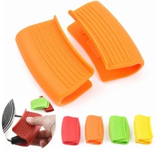 2 шт Силиконовые Анти-обжигающие перчатки для духовки Прихватки для кухни перчатки для барбекю поднос горшок блюдо держатель для миски духовки Handschoen ручной зажим