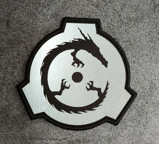 Reflective Hook Loop patch SCP Foundation reflective film nine-tailed fox  badge funny tactical patches army airsoft outdoor