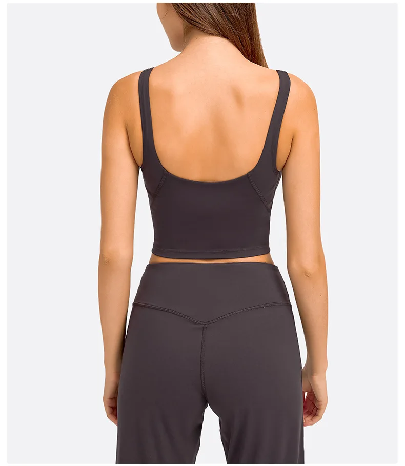 Hot Selling Wholesale Pop Women Sports Bra Tight Gym Crop Top Yoga Vest Shockproof With Chest Pad High Strength Fitness Clothing Hot Selling Wholesale Pop Women Sports Bra Tight Gym Crop Top Yoga Vest Shockproof With Chest Pad High Strength Fitness Clothing