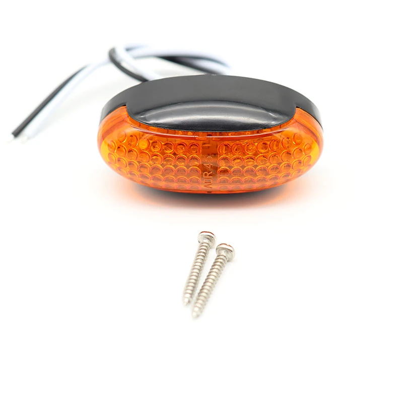 12V/24V 4LED прицеп грузовик боковой зазор маркер индикаторная лампа светильник