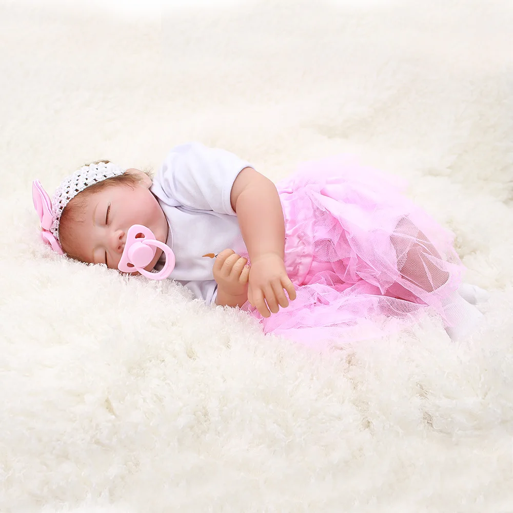 OtardDolls Bebe Reborn Dolls 22 дюйма Reborn Baby Doll мягкая виниловая силиконовая кукла для новорожденных, игрушки для детей, подарки