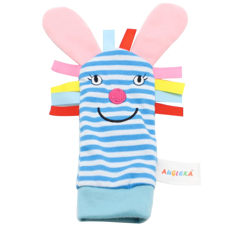 baby socks with toys on them