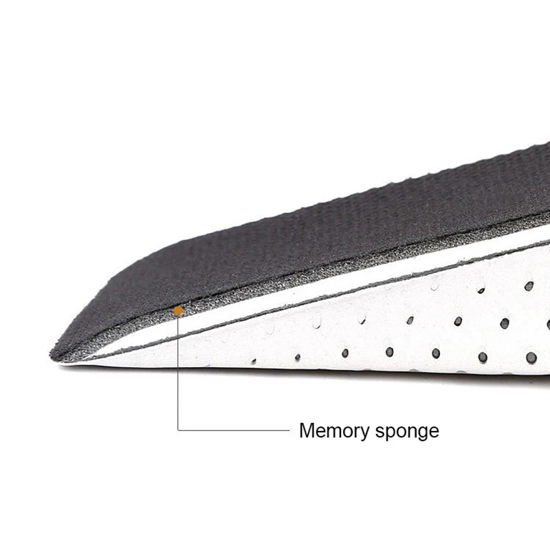 1 Pair Women Men Comfortable Height Increase Insole Unisex Insert EVA Memory Foam Insoles Shoes Full Hlaf Pad Cushion #SD