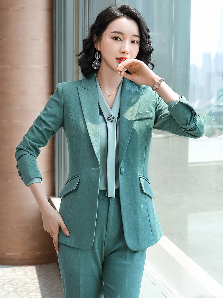 Fatos de alfaiataria femininos, calça de cintura alta, senhora do  escritório, macacões elegantes, moda coreana, verão - AliExpress