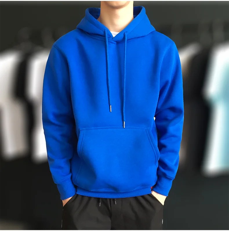 mens hoodies blue