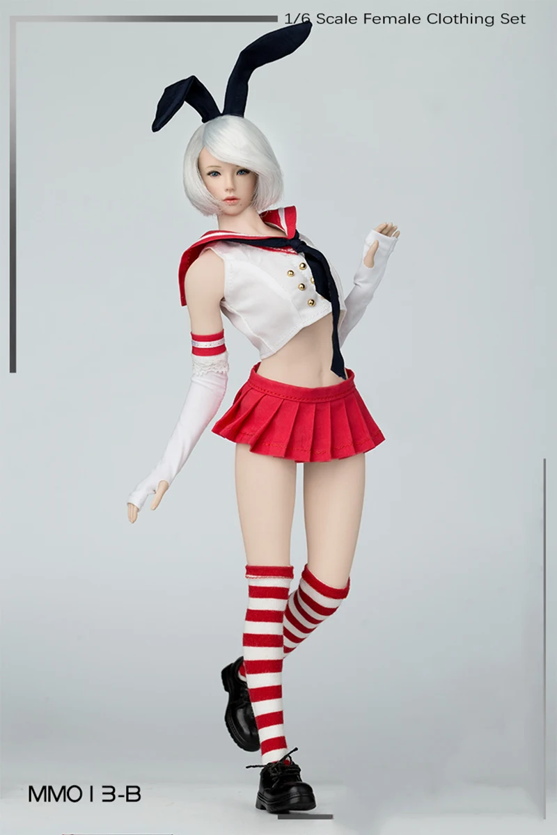 Manmodel MM013B 1/6 Female Sailor Costume Clothes Suit Fit 12'' Model Figure 