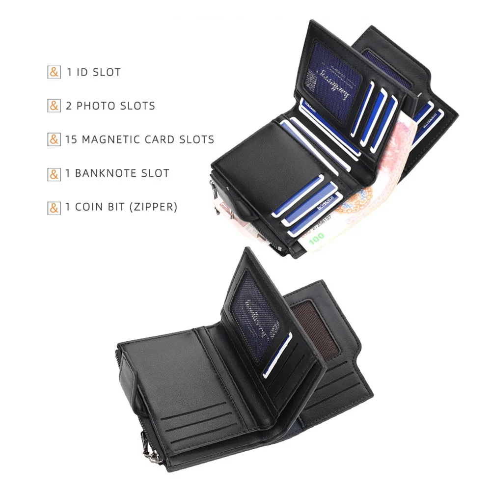 2024 New Women Wallets Name Customized Fashion Short PU Leather Quality Card Holder Classic Female Purse Zipper Wallet For Women 6