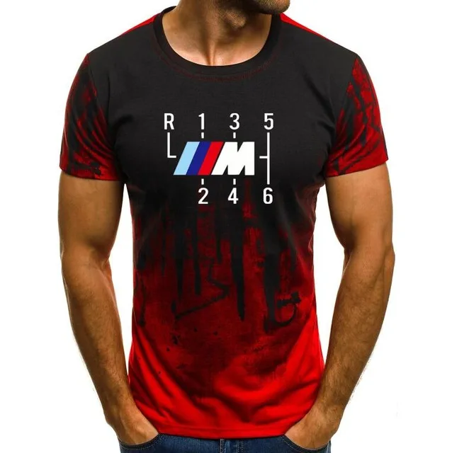 Камуфляжная футболка M Series M2 M3 M5, дизайнерская мужская футболка с машинным джойстиком, модная футболка с машинкой, авто футболка высокого качества Q - Цвет: as picture