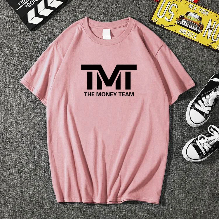 Новая модная футболка Пуловеры летние мужские футболки TMT The Money Team Печать Круглый