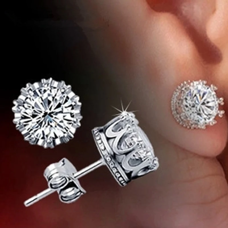 Модные ювелирные изделия корона для женщин Классический Сияющий Циркон