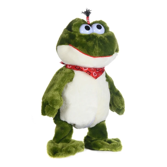 Electric Dancing Duck Roosters Frog Plush Doll Birthday Gift Soft Interactive Doll for Kids Early Education Anti-Anxiety 2