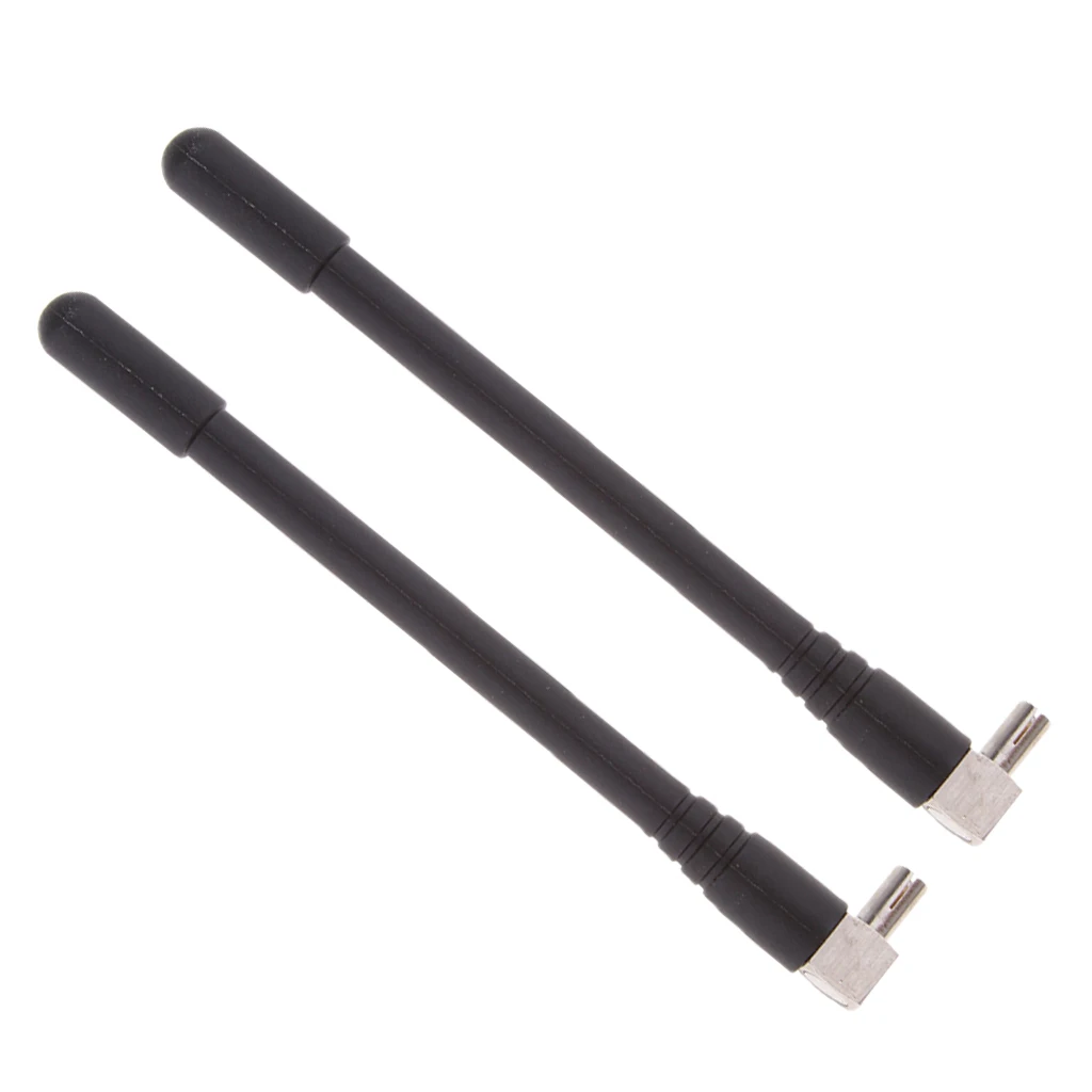 2Pcs TS9 Connector Antenna Black 4G Network Mini Omni for Wireless Router