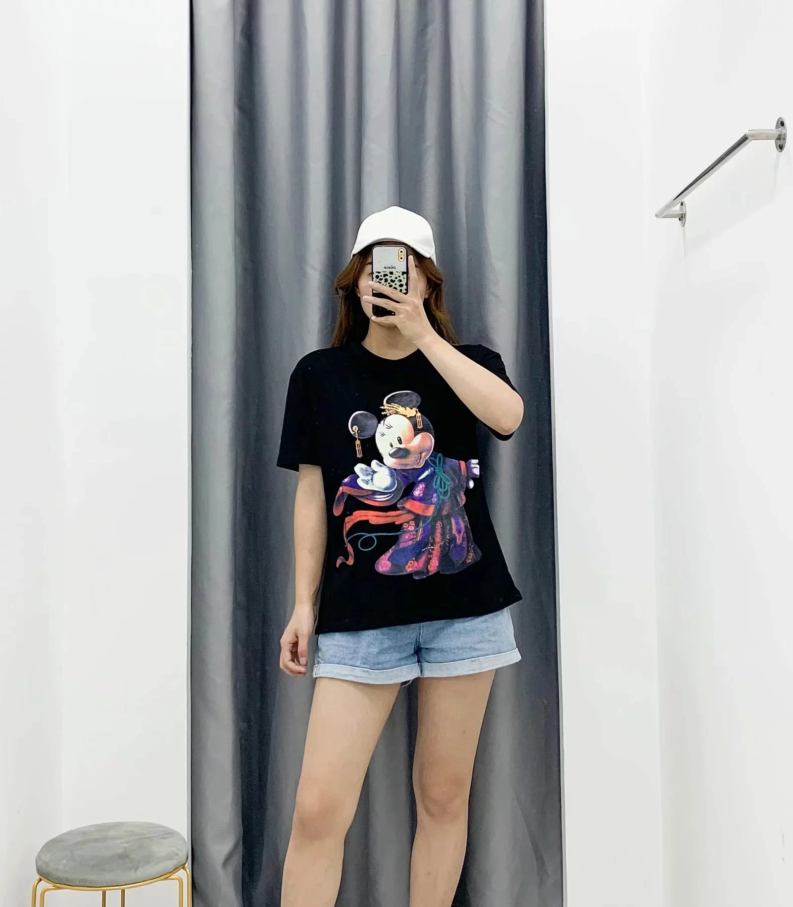 Women clothes tshirt vintage O-neck cartoon print cotton t shirt streetwear harajuku women's t-shirts plus size tops