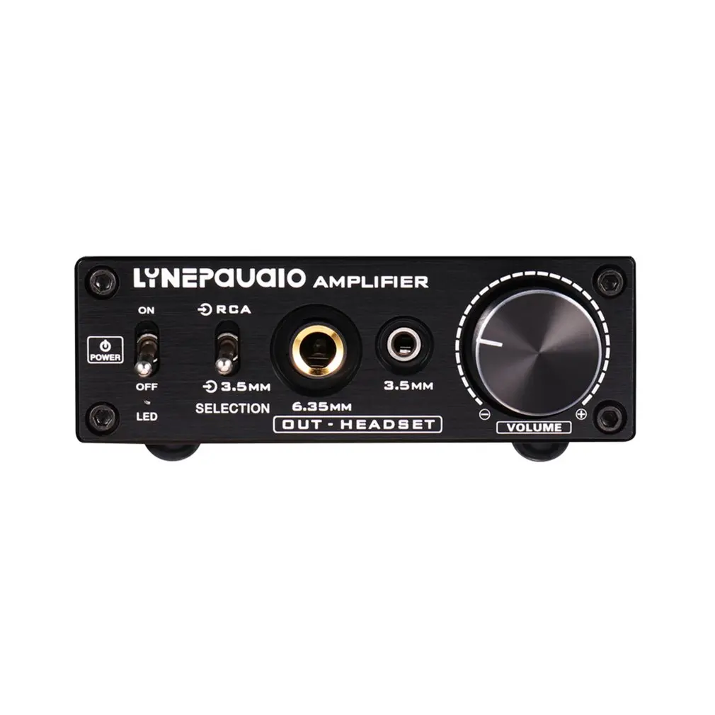 

B899 Pre-Stage Stereo Signal Amplifier Booster Headphone Amplifier With Volume Control Dual-Source Input