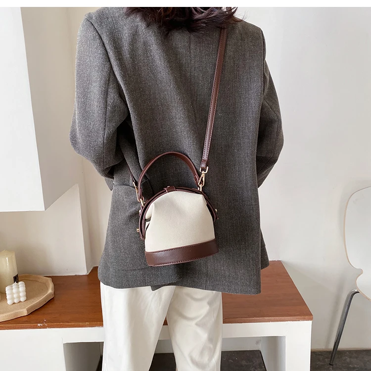 Винтажная модная женская сумка-мешок новая качественная женская дизайнерская сумка из матовой кожи дорожная сумка через плечо