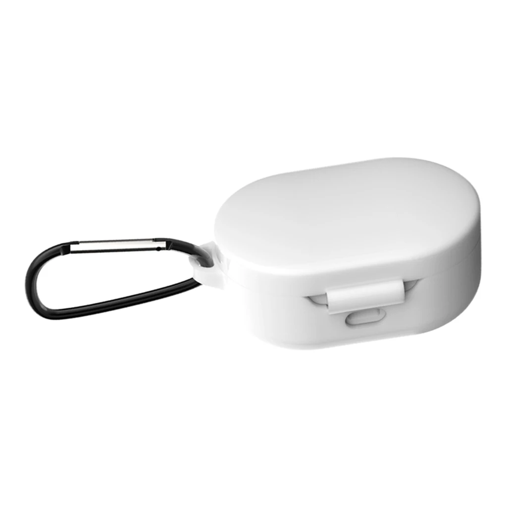 White Силиконовый чехол с пряжкой для Xiaomi Redmi Mi AirDots Air dots чехол беспроводной Bluetooth чехол s Мягкий ТПУ чехол - Цвет: White