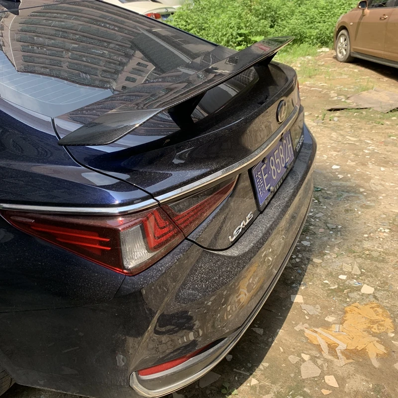 Для Lexus ES260 ES300 ES200 спойлер из углеродного волокна/FRP материал автомобильный хвост GT стиль задний спойлер