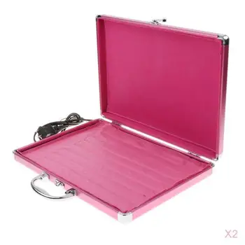 

2 Pack Massage SPA Hot Stones Heating Box Heater Warmer Box for Body Massage Pain Relief Health Care Relaxation