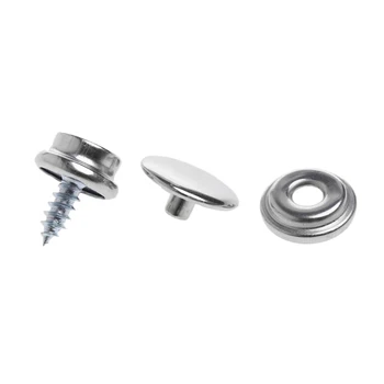 

Decoration Screw Kit Stainless Steel 62Pcs Button For Tents Rivets Sofas