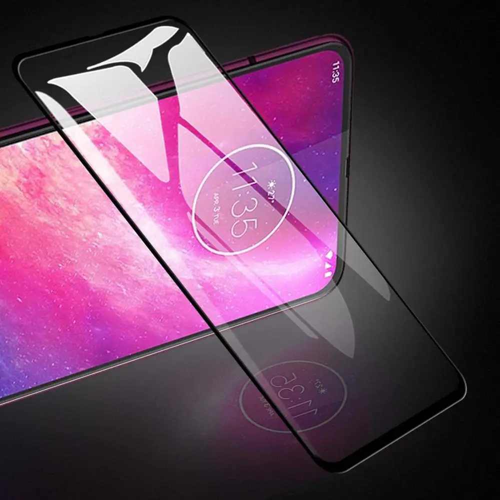 Закаленное стекло 99D с полным покрытием для Moto One Защитное экрана Motorola защитное