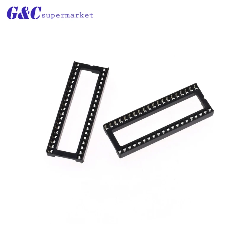 10/20 / 50PCS DIP IC socket adapter PCB soldering type DIP socket 40P PIN DIY electronic accessories compatible board YNH 