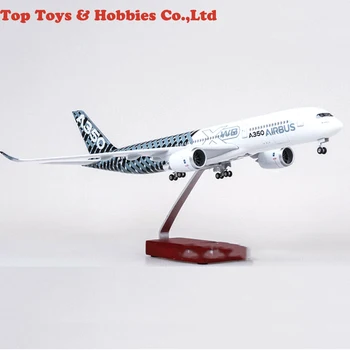 

kids toys 1/142 Scale Passenger Plane Model Civil Aviation Airforce A350 LED Aircraft Model Toy Plane Airforce Model