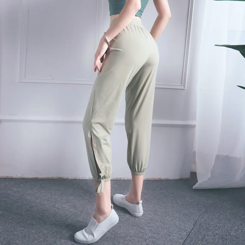 Light Green Gymkm, спортивные Леггинсы для женщин, для тренировок, фитнеса, йоги, штаны с высокой талией, дышащие, пуш-ап, для хип-хопа, спортивные штаны, Стрейчевые штаны - Цвет: Light Green