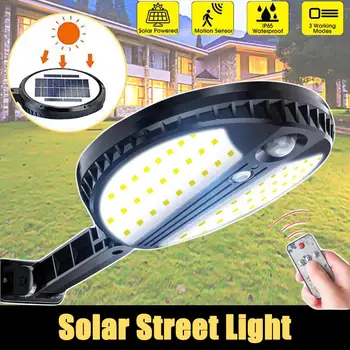 

35W 70 LED Solar Light Outdoor Solar Street Light Wireless PIR Motion Sensor Wall Light Waterproof Solar Powered Light Remote