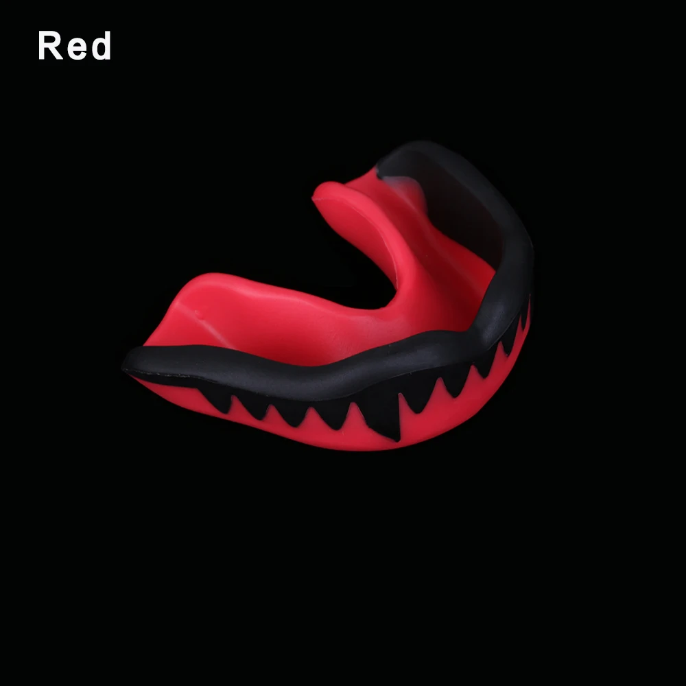 Style 2 - red Мягкий Силиконовый протектор для рта EVA для взрослых, мундштук для бокса, спорта, футбола, баскетбола, хоккея, каратэ, муай-тай - Цвет: Style 2 - red