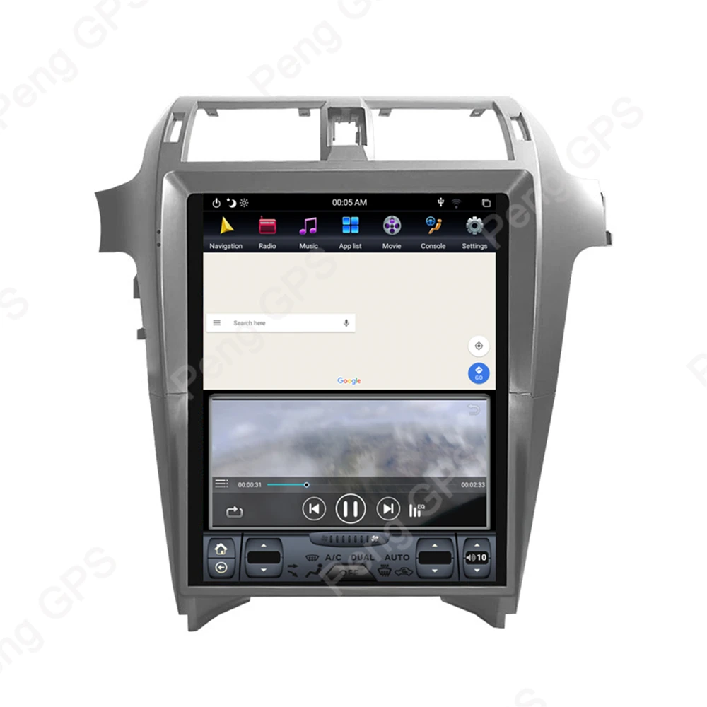 4+ 64G Android 8,1 вертикальный экран gps навигация для Lexus GX400 GX460 2010- автомобильный стерео аудио плеер 1920*1080 4K головное устройство