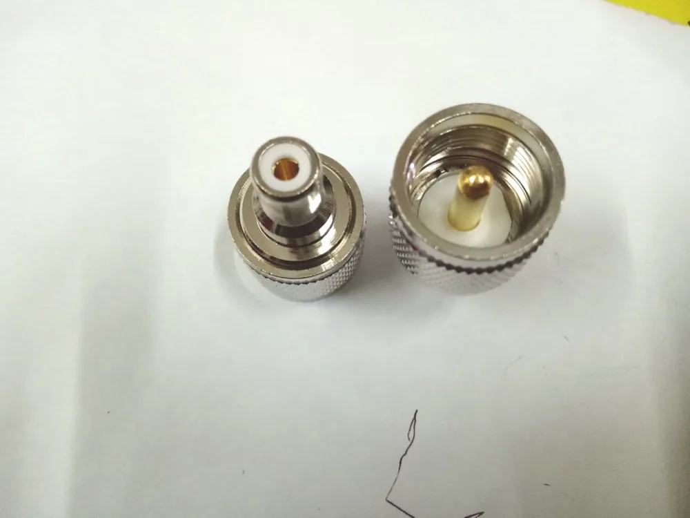 10 шт. латунь UHF мужской PL-259 RCA Женский разъем адаптера