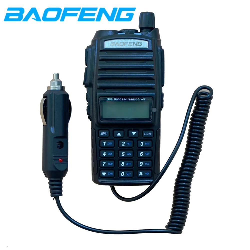 Baofeng UV-82 иди и болтай Walkie Talkie “иди и 2800 мА/ч, литий-ионный Аккумулятор 7,4 V стандартный литиевый аккумулятор с автомобильным Зарядное устройство UV 82 двухстороннее радио