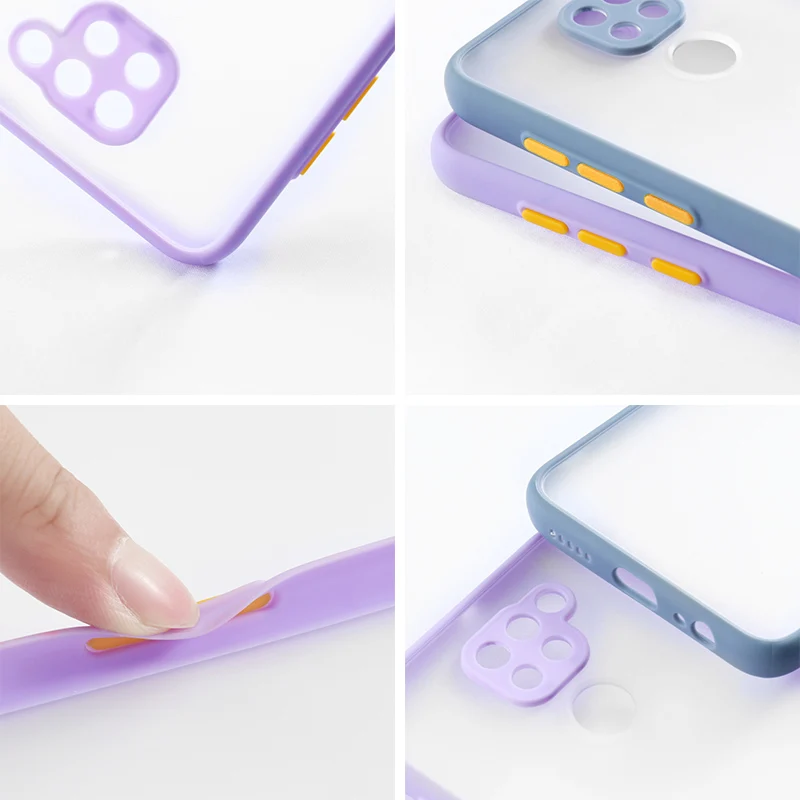 Clear Case For OPPO A9 2020 Case On OPPO A53 2020 A31 A33 A32 A8 A92 A72 A52 A11 A 9 53 52 92 Funda Camera Len Protection Cover